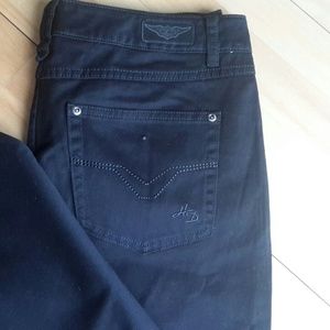 HARLEY-DAVIDSON LADIES TWILL JEANs NWOT BLACK